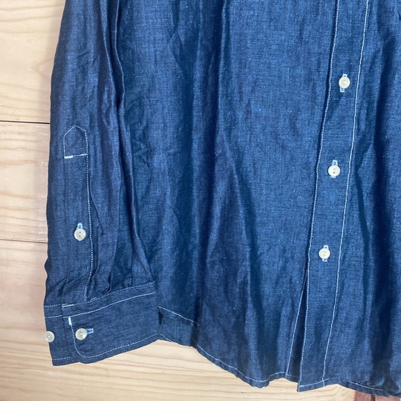 Umber & Ochre San Francisco chambray button down shirt XL - Picture 4 of 11